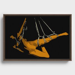 The hanging girl II Framed Canvas