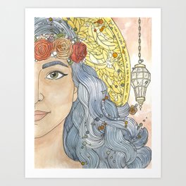 Lady Wisdom (Sophia) Art Print