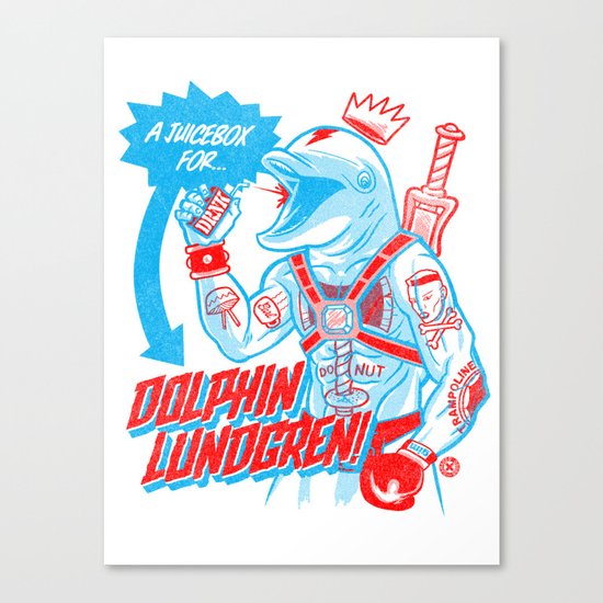 A Juicebox for Dolphin Lundgren Canvas Print