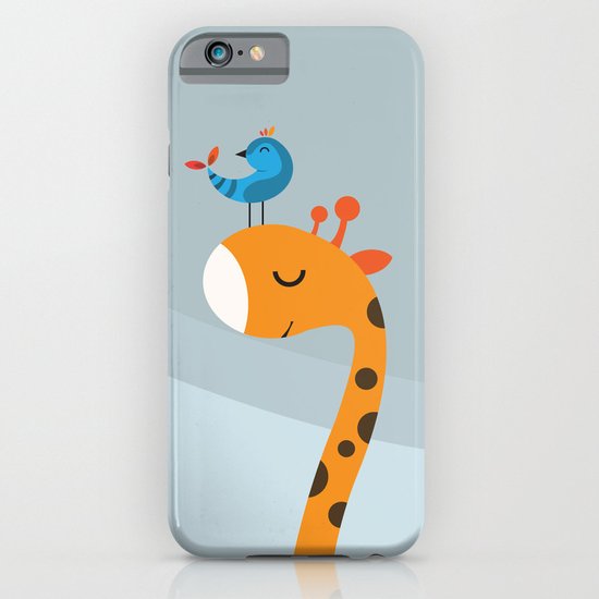 Orange And Blue iPhone & iPod Case