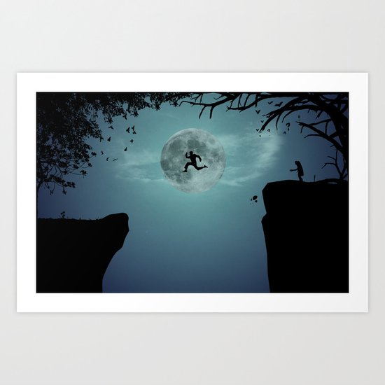 Escape Art Print