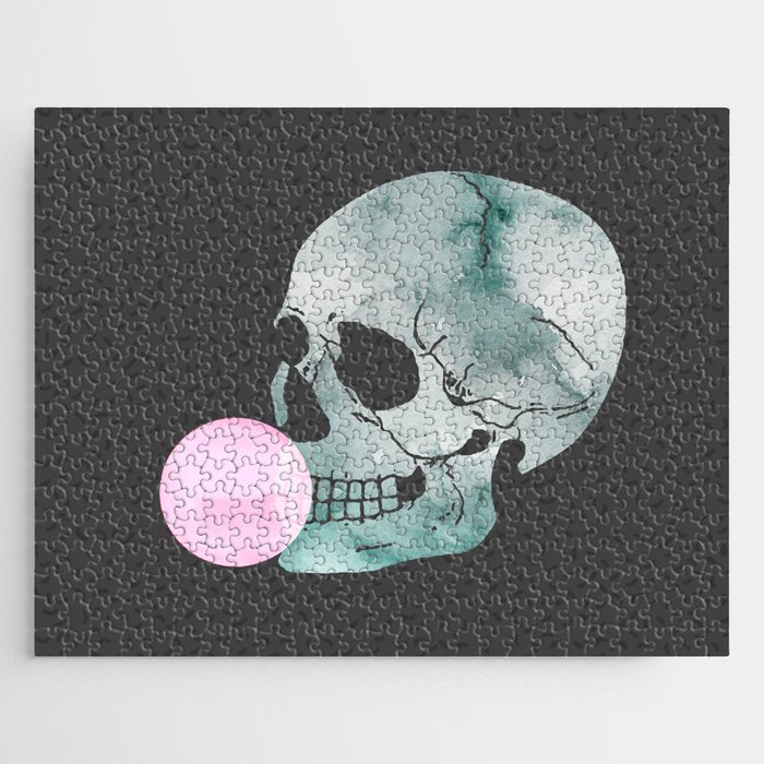 Bubble Gum Skull Jigsaw Puzzle