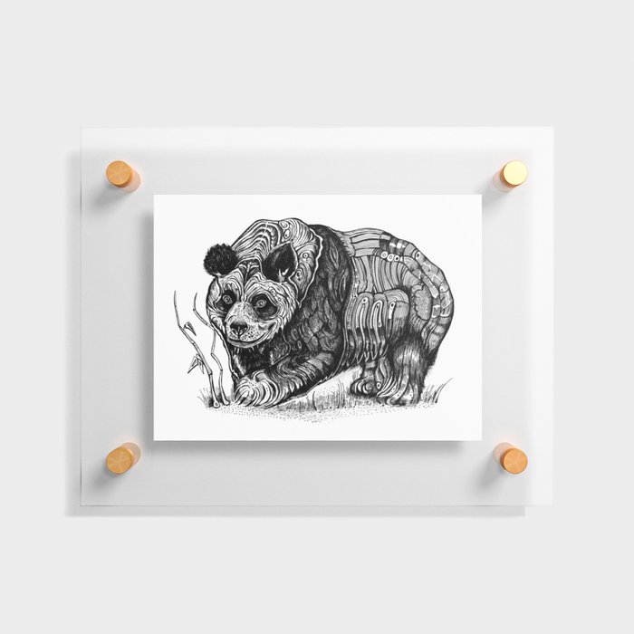 Panda Love Floating Acrylic Print