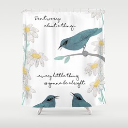 Three Little Birds (Parts 1 and 2) Shower Curtain