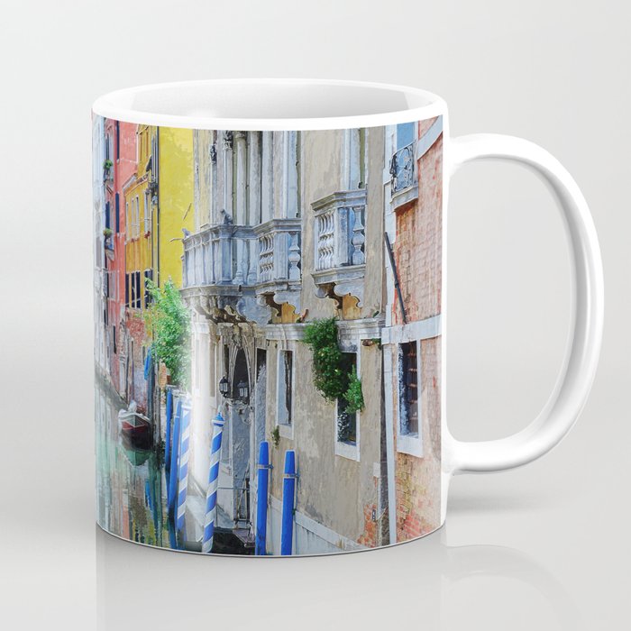Brightly Coloured Homes Venice Italy #2 Coffee Mug