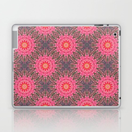 Stylised Gum Blossom Flowers Laptop & iPad Skin