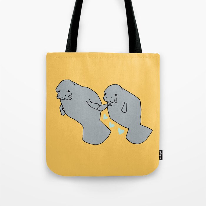 Manatee Love Tote Bag