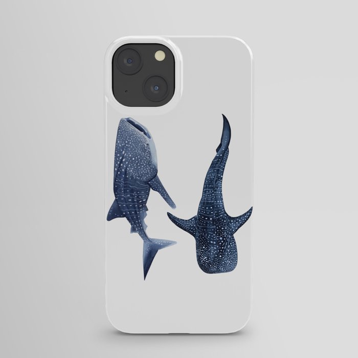 TWO WHALE SHARK iPhone Case