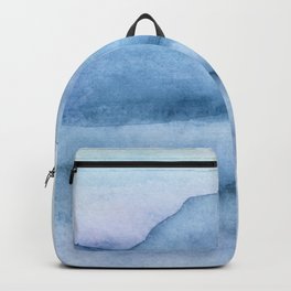 Silent Blue Mountain Landscape  Backpack