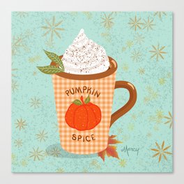 Pumpkin Spice Latte Canvas Print