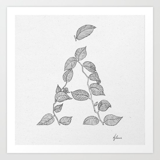 Á is for Álmur Art Print