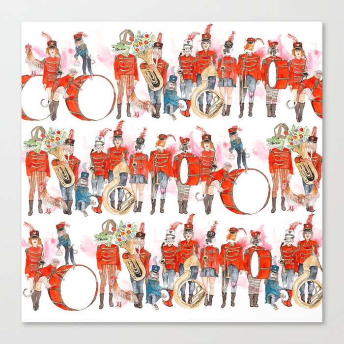 Marching Band Canvas Print