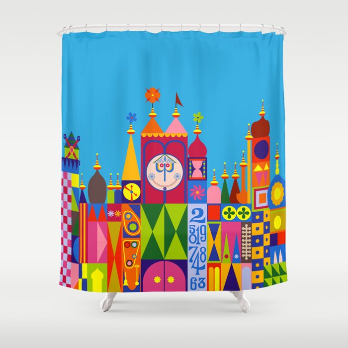 It's a Small World Shower Curtain