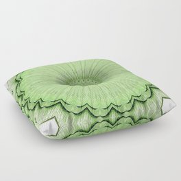 Transparent lacy glass kaleidoscope Floor Pillow