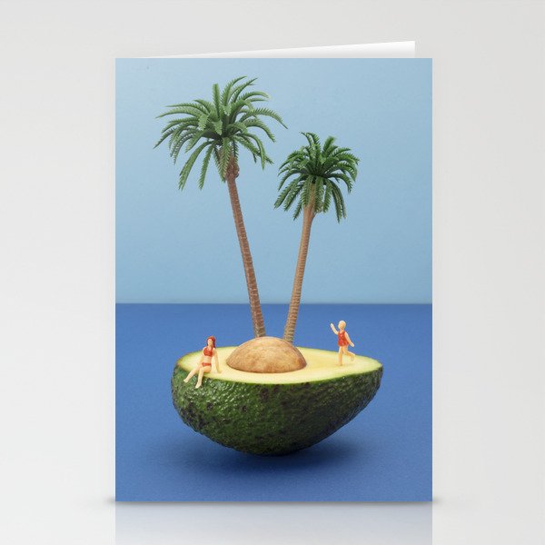 Avocado island Stationery Cards