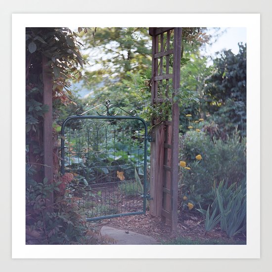Garden Gate Art Print