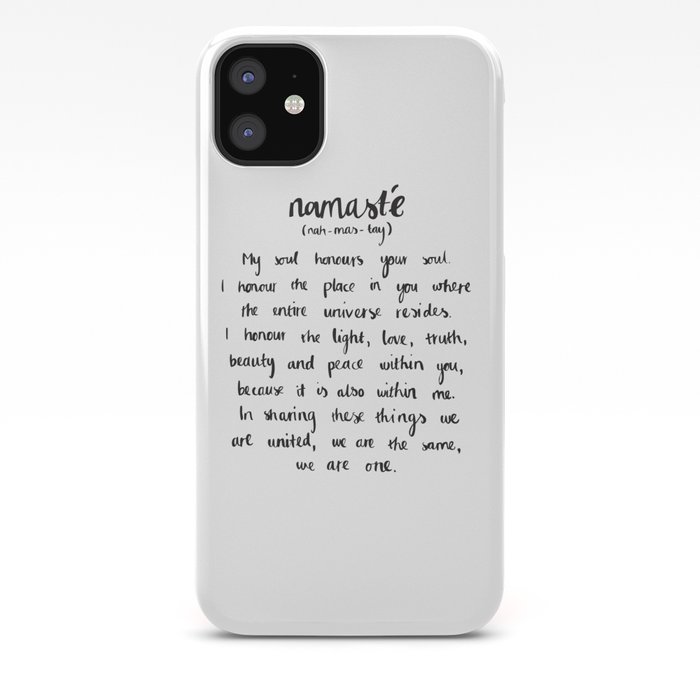 Namaste. iphone 11 case Namaste. iphone 11 case