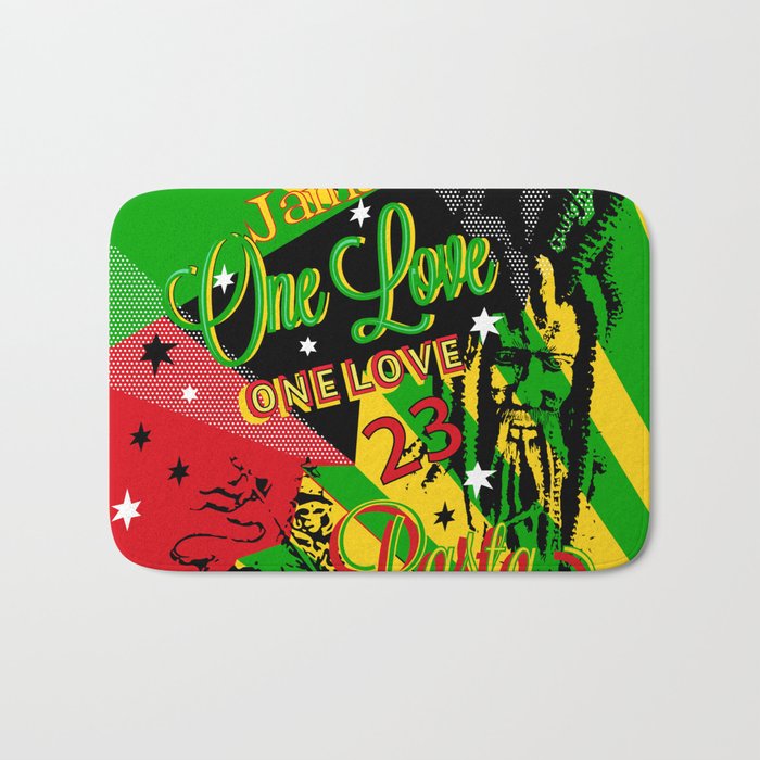 Reggae Rasta Party Bath Mat