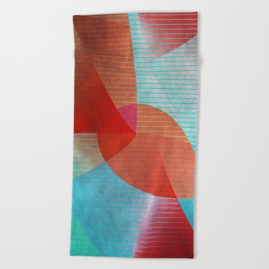 Multicolored abstract 2016 / 015 Beach Towel