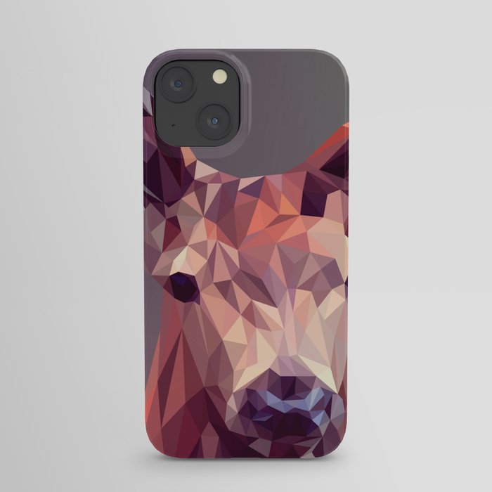Polygon Deer iPhone Case