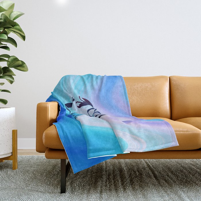Good Vibes Only  Throw Blanket