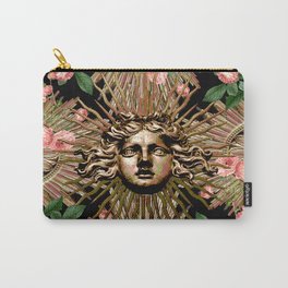 Rose Garden Gate Carry-All Pouch | Collage, Romantic, Roses, Fashion, Digital, Flowers, Bold, Pattern, France, Rococo 