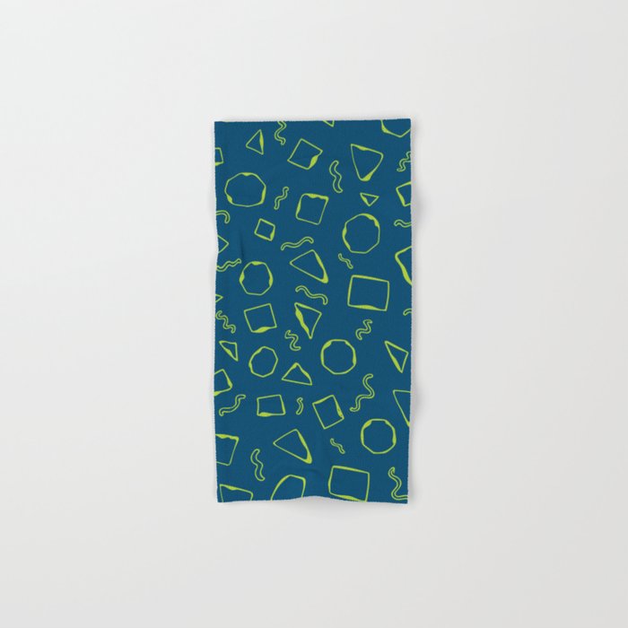 Blue and best sale green hand towels