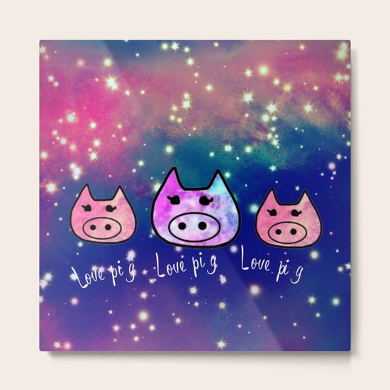 Pig-293 Metal Print