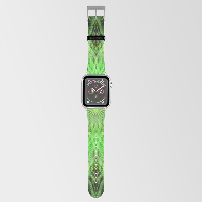 Bright green mandala Apple Watch Band