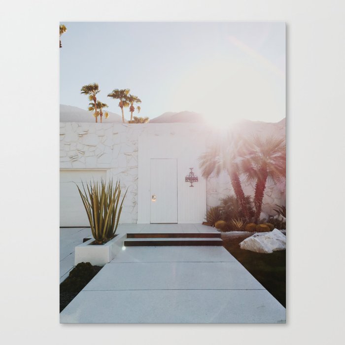 Palm Springs Sunset Canvas Print