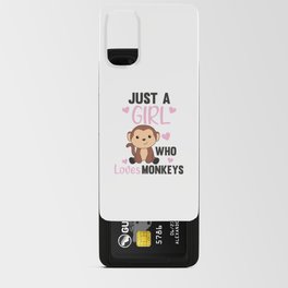 Just A Girl who loves Monkeys - Sweet Monkey Android Card Case