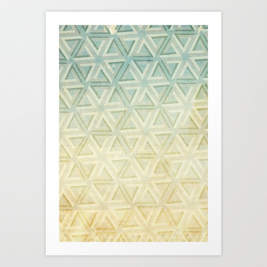 escher pattern Art Print