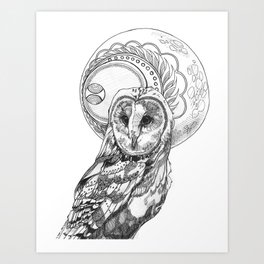 Owl Moon Art Print