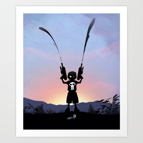 Punisher Kid Art Print