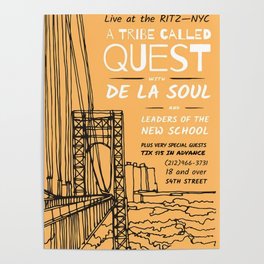 A TRIBE CALLED QUEST and De La Soul Poster