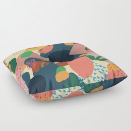 abstract shapes Floor Pillow