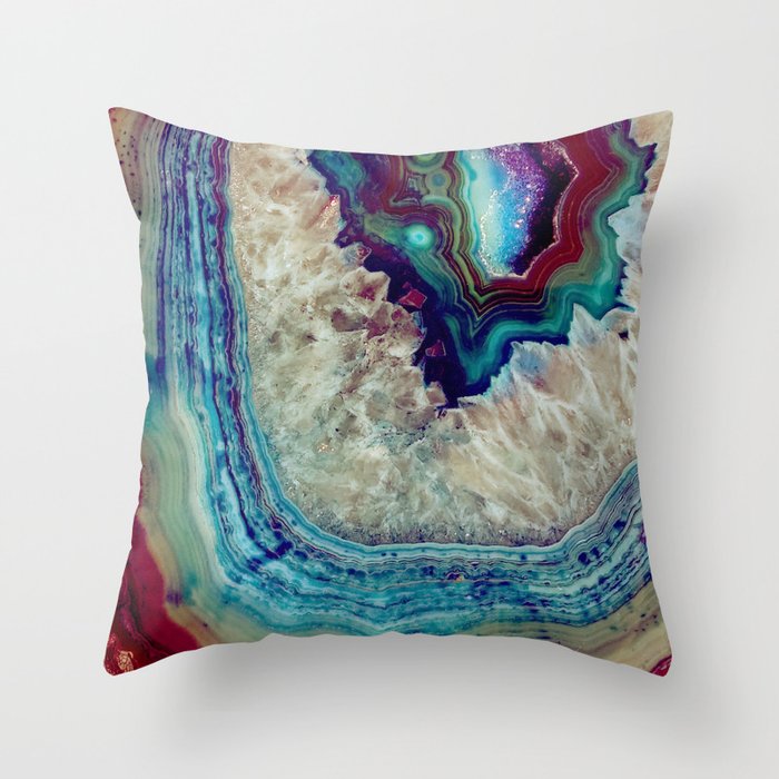 Agate Throw Pillow