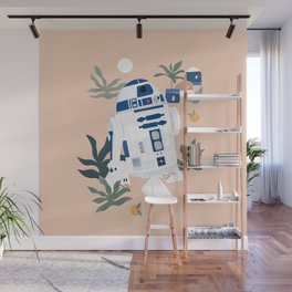 "Keep Calm and Droid On - R2-D2" by Maggie Stephenson Wall Mural