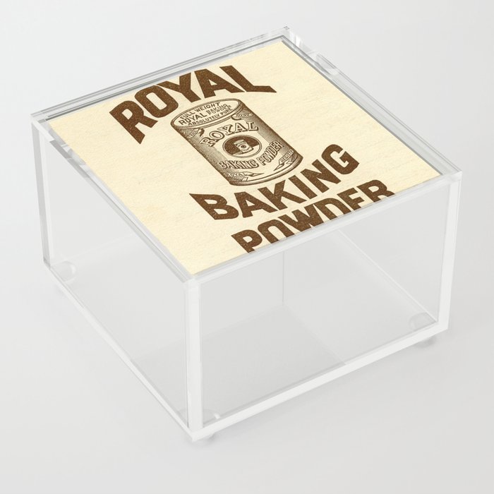 Vintage Kitchen Advertisement Royal Baking Powder Acrylic Box