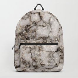Bronze and Gold Veined Faux Marble Repeat Backpack