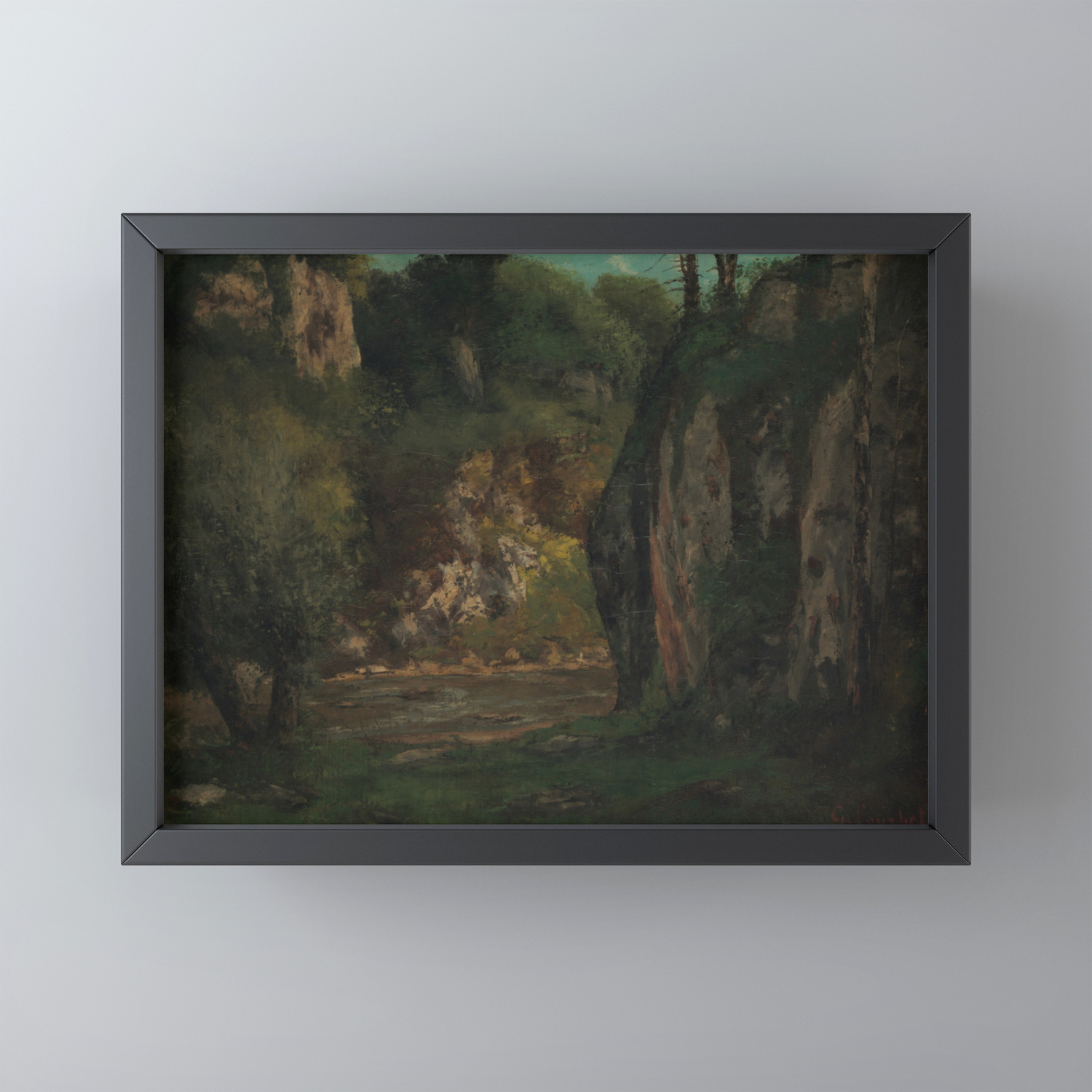 The Hidden Brook Ca 1873 77 Framed Mini Art Print By Shopability Society6