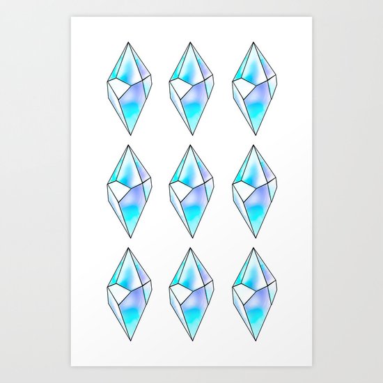 diamond Art Print