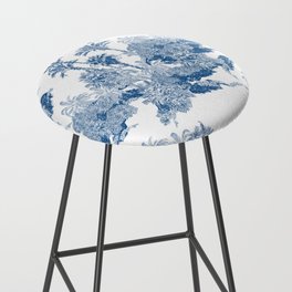 Toile Tropical Islands Bar Stool