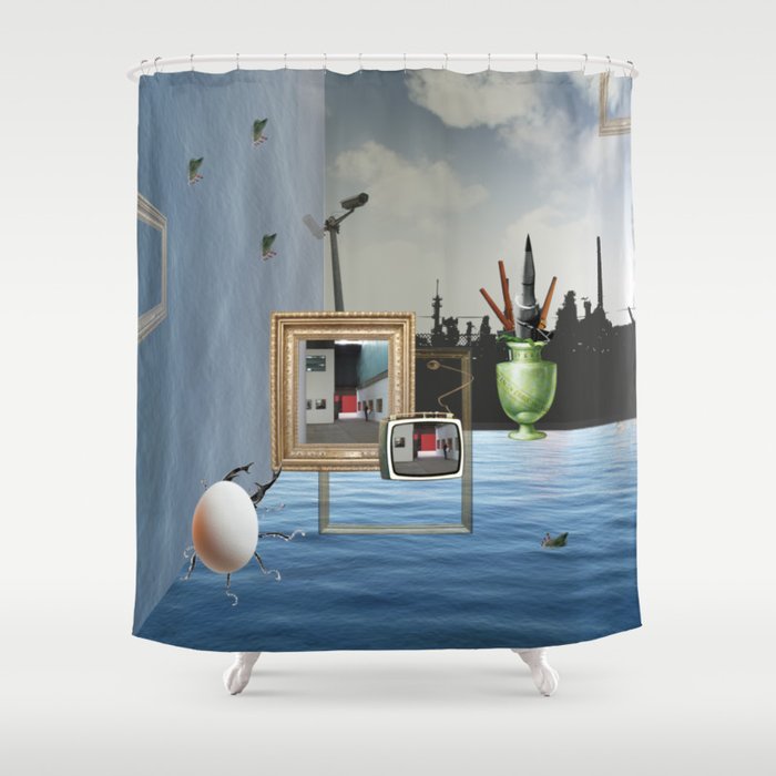 the confusion Shower Curtain