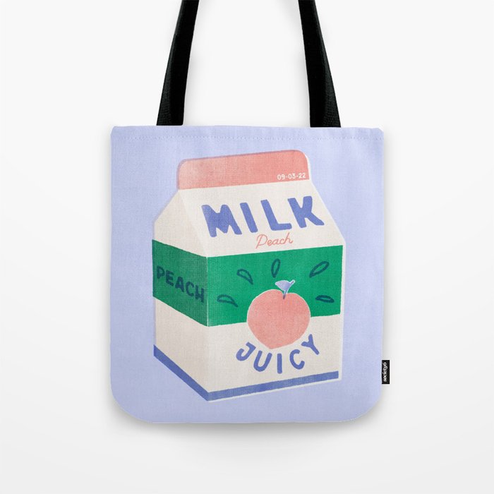 Peach Milk Tote Bag