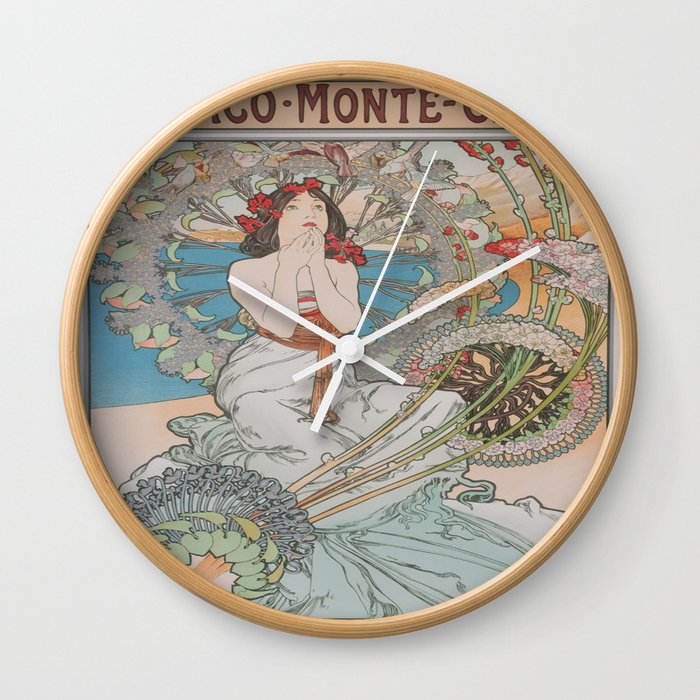 Vintage poster - Monte Carlo Wall Clock