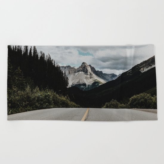 Mountain Road Beach Towel