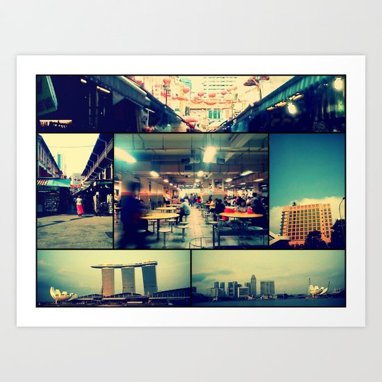 Singapore Art Print