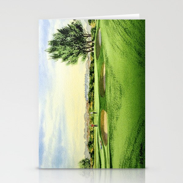 Carnoustie Golf Course Scotland 13th Green Stationery Cards