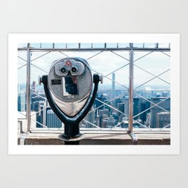 New York Skyline from Empire State Building Art Print